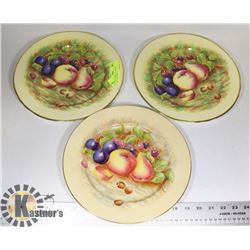 LOT OF THREE 1950 AYNSLEY ENGLAND PLATE