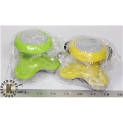 LOT OF 2 NEW MINI VIBRATING BODY MASSAGERS
