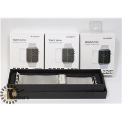 LOT OF APPLE WATCH REPLACEMENT ACCESSORIES &