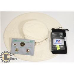 SAMPLE PIN SET SOLD WITH PAIR OF YOUTH SOCKS AND