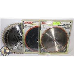 LOT OF 3 12INCH SAW BLADES