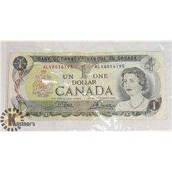 1973 CANADIAN $ 1 DOLLAR BILL