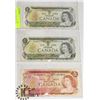 Image 1 : SHEET OF COLLECTIBLE CANADIAN BILLS - 2X -