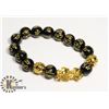 Image 1 : #140-FENG SHUI BLACK OBSIDIAN BRACELET