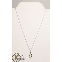 #183-PERIDOT PENDANT & NECKLACE