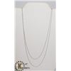 Image 1 : #144-STERLING SILVER.925 NECKLACE 2 PCS/ 18"