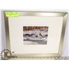 Image 1 : A.J.CASSON "WINTER ON THE DON" FRAMED PRINT