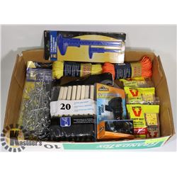 FLAT OF ASSORTED NEW PRODUCT INCLUDING PAINT