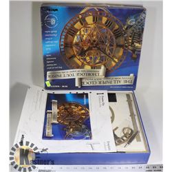 NEW ALL PAPER CLOCK KIT (WORKING CLOCK WHEN BUILT)