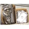 Image 1 : 2 BOXES OF ASSORTED STAINLESS STEEL INSERT & SOUP