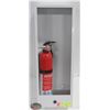 Image 1 : FULLY CHARGED FIRE EXTINGUISHER IN CASE -NO GLASS