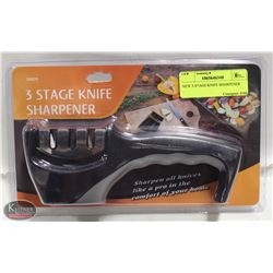 NEW 3-STAGE KNIFE SHARPENER