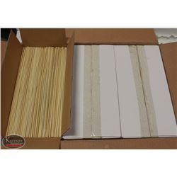 CASE(3000) OF 12" BAMBOO FLAT-END SKEWERS