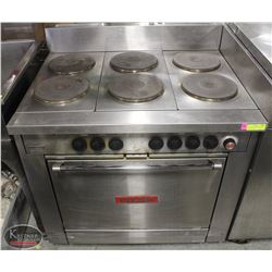 VULCAN 6-BURNER COMMERCIAL ELECTRIC STOVE