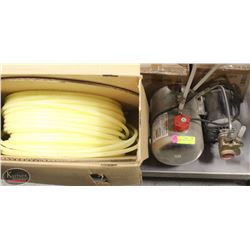 BOX WITH BEVERAGE HOSE AND PUMP