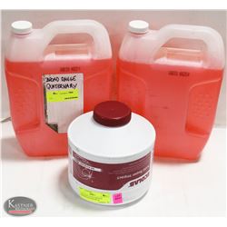 2 GALLONS OF QUATERNARY DISINFECTANT & 9LBS OF
