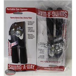FOCUS PORTABLE BLACK CAN OPENER, LOT OF 2