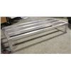 Image 2 : UPDATE 20" X 48" HEAVY DUTY ALUMINUM DUNNAGE RACK