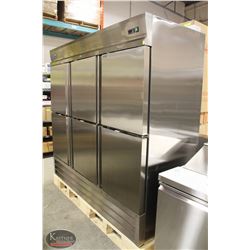 NEW ICB STAINLESS STEEL 3 DOOR SPLIT FREEZER
