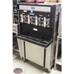 TAYLOR 4 HEAD SLURPEE MACHINE ON CASTORS