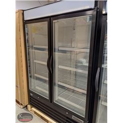 NEW ICB HINGED DOUBLE GLASS DOOR DISPLAY FREEZER