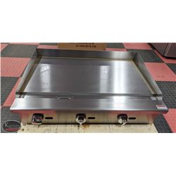NEW ICB 36" NATURAL GAS COUNTER TOP GRIDDLE