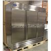 Image 7 : NEW ICB STAINLESS STEEL 3-DOOR SPLIT COOLER