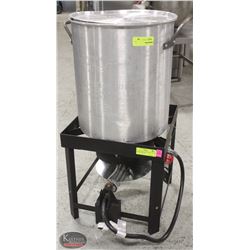 MASTERCHEF 18LBS TURKEY FRYER W/ NEW BURNER