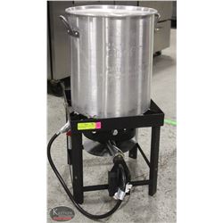 MASTERCHEF 18LBS TURKEY FRYER W/ NEW BURNER