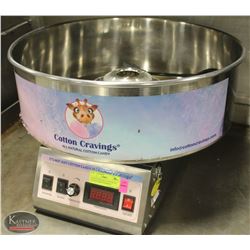 COTTON CRAVINGS COUNTERTOP COTTON CANDY MAKER W/