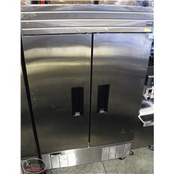 HABCO DUAL-DOOR SOLID S/S UPRIGHT COOLER