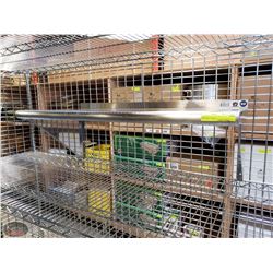 JOHNSON ROSE 16  X 36  STAINLESS STEEL WALL SHELF