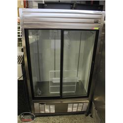 HABCO DUAL SLIDING GLASS DOOR UPRIGHT COOLER