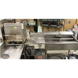 HOBART CORNER PASS-THROUGH DISHWASHER SETUP