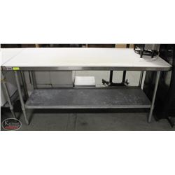 6' OMCAN POLY-SURFACE PREP-TABLE