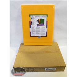 CASE OF 6 UPDATE YELLOW POLY CUTTING BOARDS