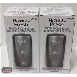LOT OF 2 HANDS FRESH TOUCHLESS FOAM SOAP