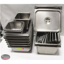 LOT OF ASSORTED POLYCARB & STEEL INSERTS