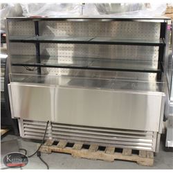 STAINLESS STEEL & GLASS REACH-IN DISPLAY COOLER