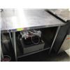 Image 1 : 3' OMCAN WT3036 STAINLESS STEEL WORK TABLE W/