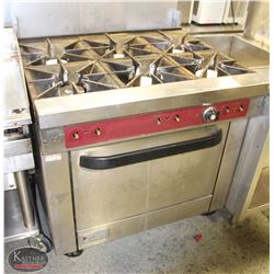 SOUTHBEND COMMERCIAL 6-BURNER RANGE W/ CONVECTION