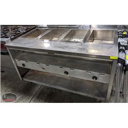QUEST COMMERCIAL 4-WELL STEAM TABLE