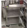 Image 1 : LAKESIDE STAINLESS STEEL BUS CART 16" X 24" X 33"