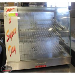 BARDEAU 2' GLASS COUNTERTOP DISPLAY 1400W *DAMAGED GLASS, AS IS