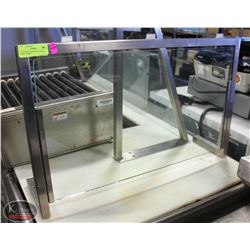 COUNTERTOP SNEEZEGUARD W/ STEEL FRAME