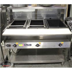 3-WELL VOLLRATH SERVEWELL ELECTRIC STEAM TABLE W/