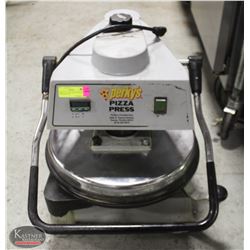 PERKY'S 18" PIZZA DOUGH PRESS W/ WEIGHTED TOP