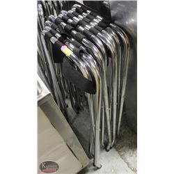 GROUP OF 5 FOLDING CATERING/EVENT TRAY STANDS