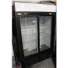 Image 3 : QBD DUAL SLIDING GLASS DOOR DISPLAY COOLER W/