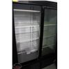 Image 4 : QBD DUAL SLIDING GLASS DOOR DISPLAY COOLER W/